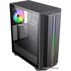 Корпус ПК без БП GameMax Precision Black <MATX, 1x120FAN, 1x140COC>