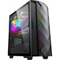 Корпус ПК без БП GameMax Diamond COC Black <MATX, 1x120FAN, 1x140COC>