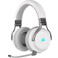 Наушники Corsair Virtuoso RGB Wireless, 32ohm, 20-40000Hz, 109dB, [CA-9011186-EU], white