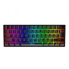 Клавиатура USB, Ritmix RKB-561BL, Черный, KeyBoard 61 keys, компактный, подсветка, black