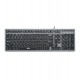 Клавиатура USB, Ritmix RKB-400, Серый, KeyBoard Slim, 102 keys, grey