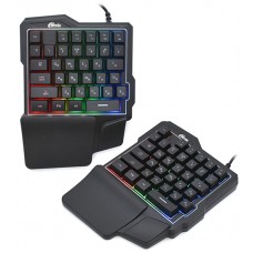Клавиатура дополнительная игровая USB, Ritmix RKB-209BL, Черный, KeyBoard Gaming, 35 keys, подсветка, black