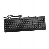 Клавиатура USB, Ritmix RKB-107, Черный, KeyBoard Slim, black