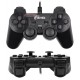 Джойстик Ritmix GP-005, Черный, Joystick gamepad, 14 buttons + 2 sticks, vibro, PC, USB, 1.5m cable, black