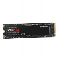 Твердотельный накопитель SSD M.2 PCIe Samsung 990 PRO, 4 TB, MZ-V9P4T0BW, PCIe 4.0 x4, NVMe 2.0