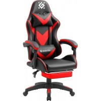 Игровое кресло Defender Minion (M) подставка под ноги, красный