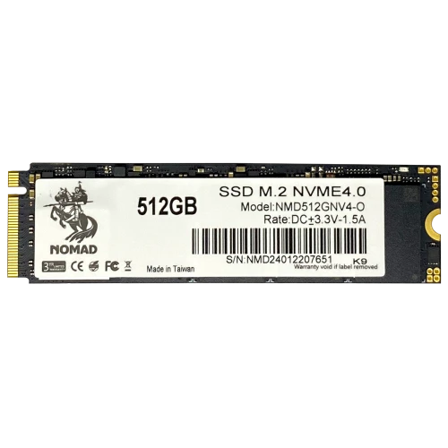 Твердотельный накопитель  512GB SSD NOMAD M.2 2280 PCIe4.0 NVMe R4900MB/s W2180MB/s NMD512GNV4-O