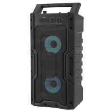Портативная акустика с плеером Ritmix SP-830B, Черный, Bluetooth SPK active 2*10W, BT 5.0/FM/mSD/USB/AUX/mic in, 1800mAh/mUSB power, black
