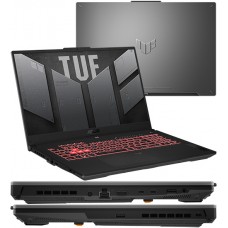 Ноутбук ASUS TUF Gaming A17 FA707NU-HX052 (90NR0EF5-M00380), NB Ryzen 5-7535HS-3.3/1TB SSD/16GB/RTX4050-6GB/17.3"FHD, Dos