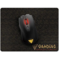 Мышь+коврик GAMDIAS DEMETER E1 <3200 CPI, 125Hz, USB, 1.5m, коврик 119,3*63,5*4,3mm>