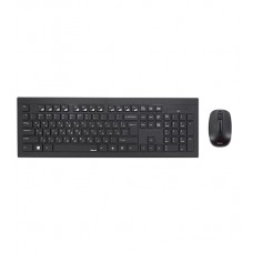 Клавиатура и мышь  Wireless, Hama Cortino, R1050426, KeyBoard + mouse 105 keys, USB, black