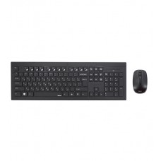 Клавиатура и мышь  Wireless, Hama Cortino, R1050426, KeyBoard + mouse 105 keys, USB, black