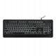 Клавиатура USB, Hama KC-550, R1182671, KeyBoard 1.8 cable, 105 keys,black