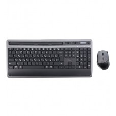 Клавиатура и мышь Wireless, Hama KMW-600 Plus, R1182677, KeyBoard + mouse R1182686,105 keys, USB, black