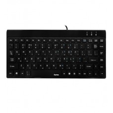 Клавиатура USB, Hama SL720, R1050449, Черный, KeyBoard 88 keys, 1.4 cable, Black