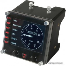 Контроллер для игровых авиасимуляторов Logitech G Flight Instrument Panel (приборная панель с ЖК-дисплеем для авиасимуляторов) (945-000008)