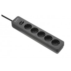 Сетевой фильтр APC/Essential SurgeArrest 5 Outlet Black/5 розет./1,52 м/10 А/230V (PME5B-GR)