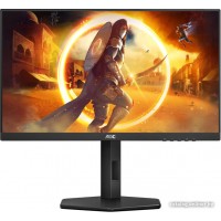 Монитор Игровой 23,8" AOC 24G4X/01 IPS 1920x1080 180Hz 0.5ms 300cd/m 1000:1 2xHDMI DP 2x2W Black