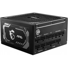 Блок питания MSI MAG A1000GL PCIE5, 1000W, Active PFC, 80+ GOLD, Full Modular, MAG A1000GL PCIE5