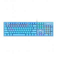 Клавиатура USB, Aula Mountain S2022, Синий, KeyBoard mechanical, blue