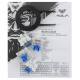 Клавиатура USB, Aula Mountain S2022, Синий, KeyBoard mechanical, blue