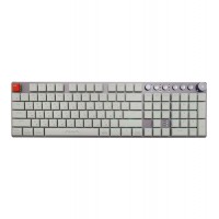 Клавиатура USB, Aula Wind F2090, Белый, KeyBoard Bluetooth, BT/wireless mechanical, white