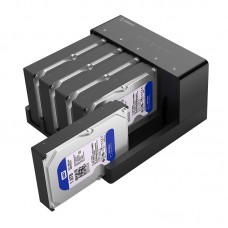 Док-станция HDD 2.5/3,5" ORICO 6558US3-C-(EU)-BK <USB3.0, Cable 1m, 12V4A, BLACK, Max 50TB>