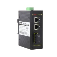 Коммутатор PoE индустриальный 2-портовый ONV IPS31032P-S <2 порта 10/100Mbps PoE 802.3af/at (max 30W на порт), 1 порт Optical 10/100M, SC Singlemode (25km) Dual Fiber, 1310nm (Модуль в комплекте), бюджет мощности PoE 60W (адаптер питания в комлекте)>