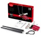 Сетевой адаптер беспроводной PCIe AX5400 CUDY WE3000S <5400Mbps Wi-Fi 6E / Bluetooth 5.2 PCI Express Adapter, Intel AX210 module，2T2R, 2402Mbps at 5GHz/6Ghz + 574Mbps at 2.4GHz, 802.11ax/ac/a/b/g/n, 2 detachable antennas, V2>