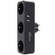 Сетевой фильтр + зарядка Ritmix RM-032, Черный, 3 розетки, 16A, 2 USB, black