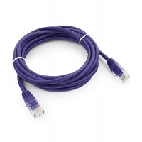 Патч-корд UTP Cablexpert PP12-3M/V кат.5e, 3м, литой, многожильный (фиолетовый)