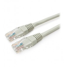 Патч-корд UTP Cablexpert PP12-0.5m кат.5e, 0.5м, литой, многожильный (серый)