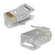 Коннектор RJ-45 Cablexpert  LC-8P8C-002, упаковка, Connector Cat.6, for UTP, (в пакете 100 штук)