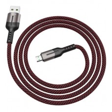 Кабель USB, Hoco U68, Type-C, USB 2.0, 1.2м, черный, Cable Type A - Type C, Black