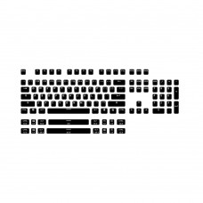 Набор кнопок на клавиатуру Steelseries PrismCAPS Black- US (Black) (60200)