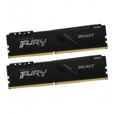 Комплект модулей памяти Kingston Fury Beast, KF426C16BBK2/64, DDR4, 64 GB, DIMM kit  (2x32GB) CL16